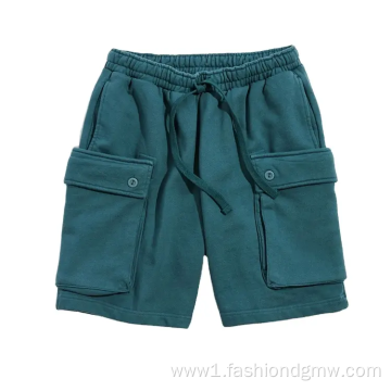 Cotton French Terry Men 6 Pocket CargoShorts